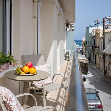 Center Manolia Dream 3 Bedroom Apartment 100M Away From The Beach 干尼亞 外观 照片
