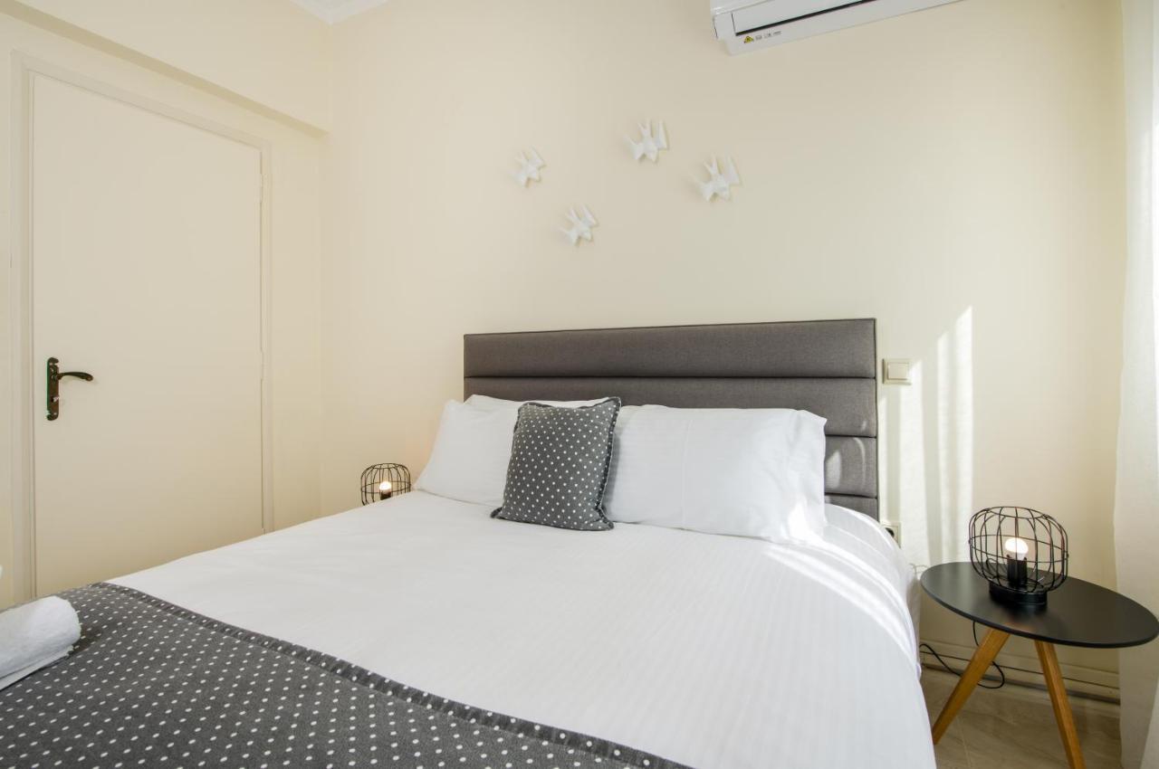 Center Manolia Dream 3 Bedroom Apartment 100M Away From The Beach 干尼亞 外观 照片