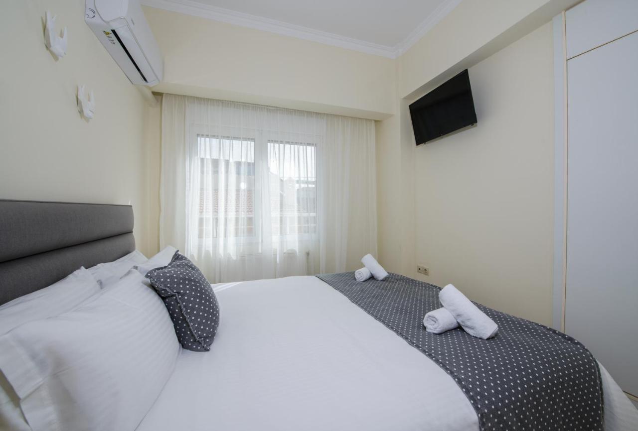 Center Manolia Dream 3 Bedroom Apartment 100M Away From The Beach 干尼亞 外观 照片